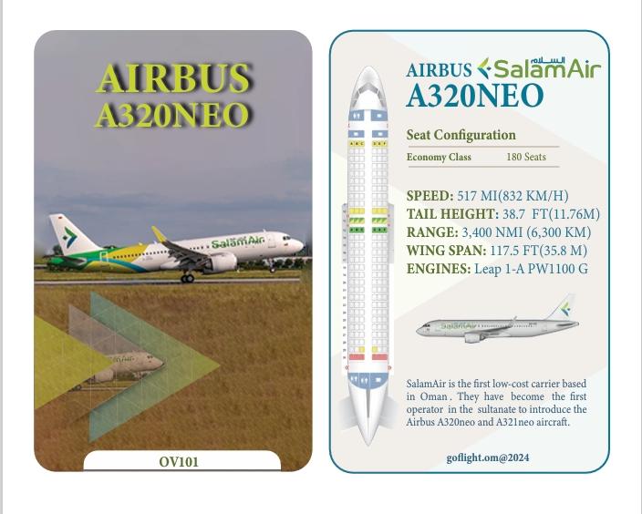 AIRBUS 320 NEO BY SALAM AIR
